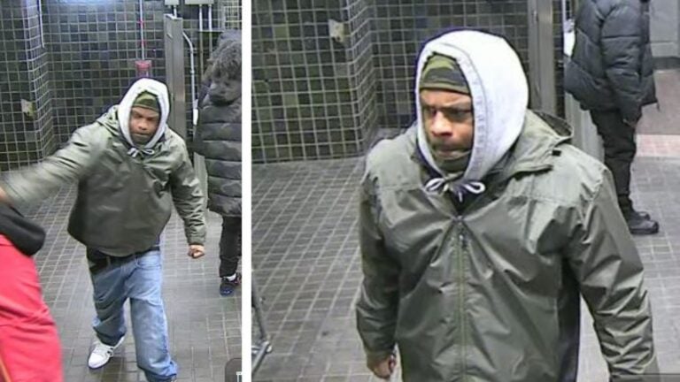 MBTA Transit Police are requesting the public’s help in identifying a suspect who punched a 62-year-old woman Tuesday afternoon.
