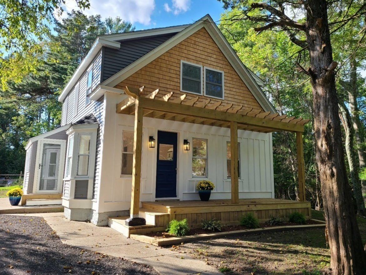 Built in the 1800s, this home has been renovated to look almost entirely new.