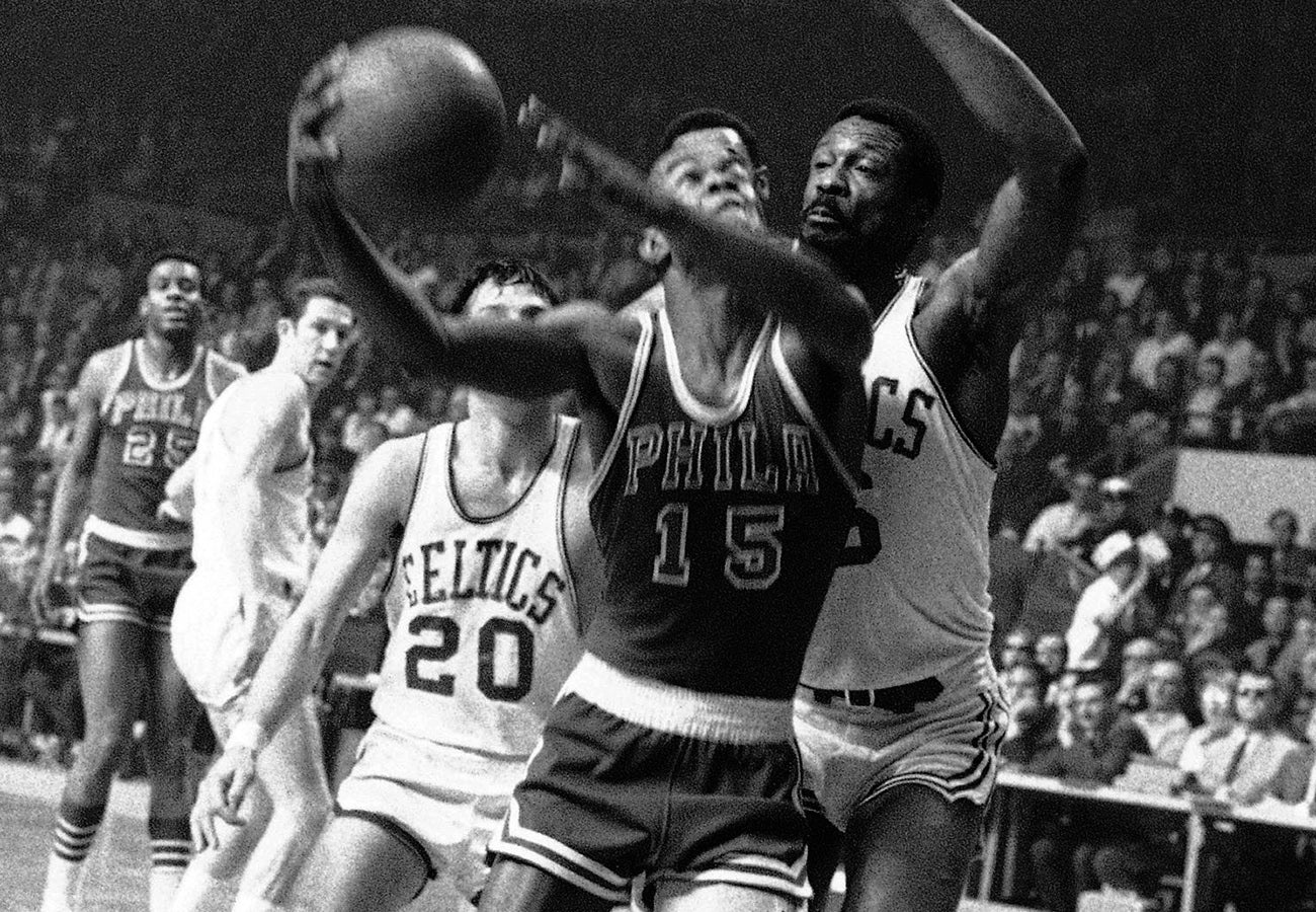 1968 Celtics 76ers Bill Russell