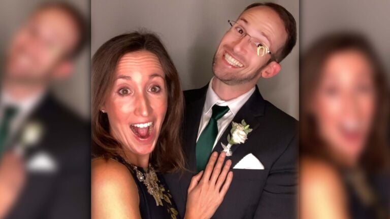 alt = Amanda Dodge and her husband.