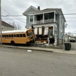 The scene from a Fall River bus crash.