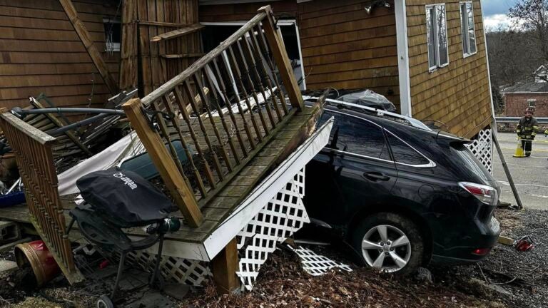 Driver entrapped after SUV crashes into Grafton house, making it unlivable