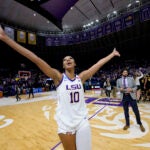 LSU advances to the Sweet 16.
