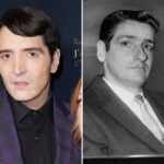David Dastmalchian (L) plays Albert DeSalvo (R) in "Boston Strangler."