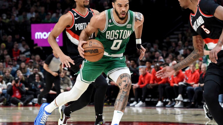 Tatum Scores 34, Celtics Hold Off Trail Blazers 126-112