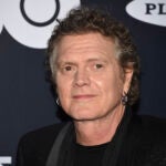 Rick Allen of Def Leppard arrives at the Rock & Roll Hall of Fame induction ceremony