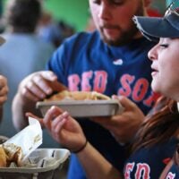 Hot dogs at Fenway Park