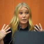 Gwyneth Paltrow testifies during her trial, Friday, March 24, 2023, in Park City, Utah.