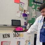 Hadley Song dressed as Ken Jeong