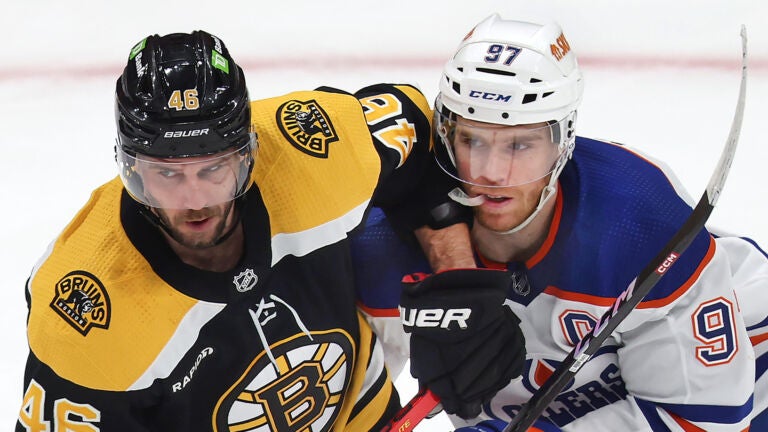 Bruins' defensive effort against Connor McDavid means little in loss