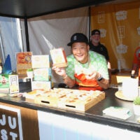 Ming Tsai with MingsBings and JUST Eggs at the Food Network New York City Wine & Food Festival