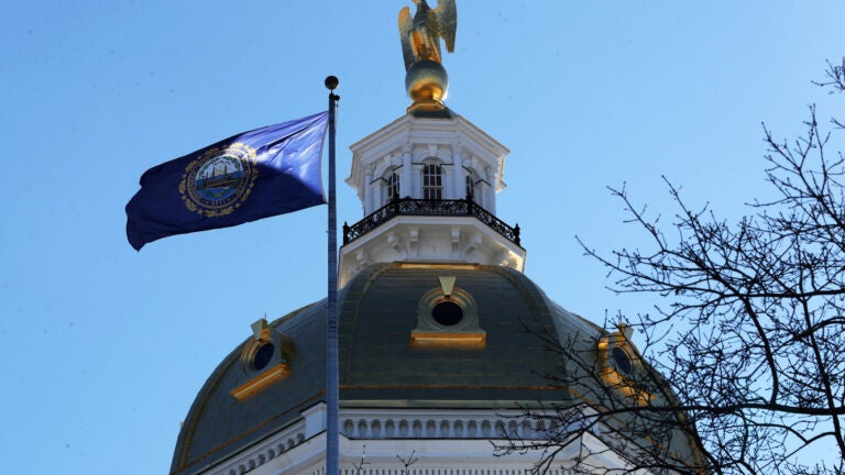 The dome of the New Hampshire State House.