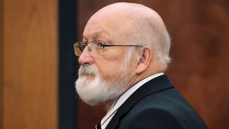 Raymond Blouin appeared in Dudley District Court in 2019.