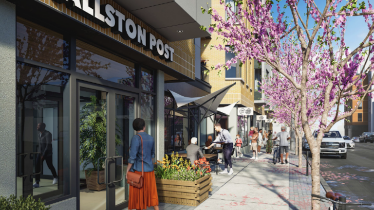 Rendering of the proposed Allston Post development