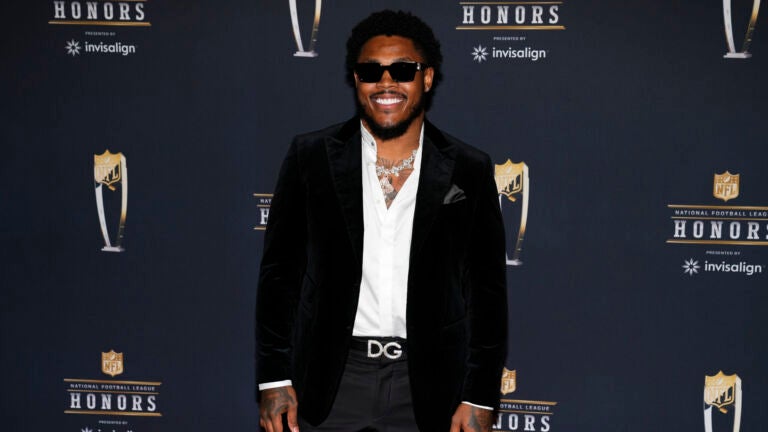 Josh Jacobs at the NFL Honors.