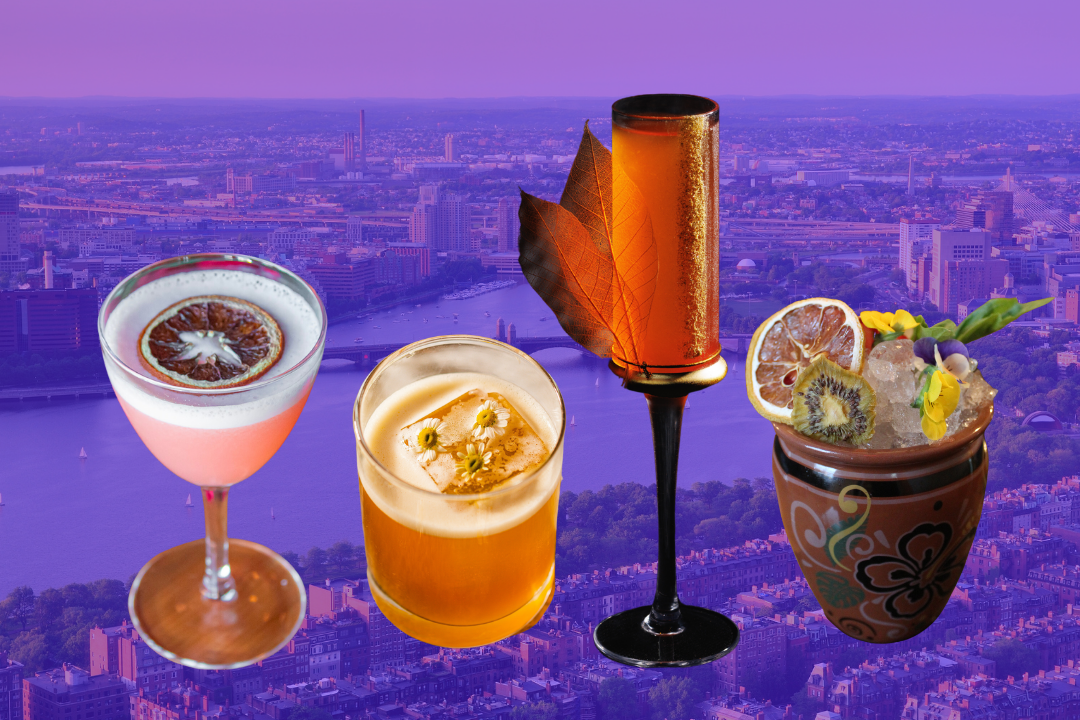 The B-Side national cocktail day spring cocktails.