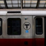 A Red Line MBTA train.