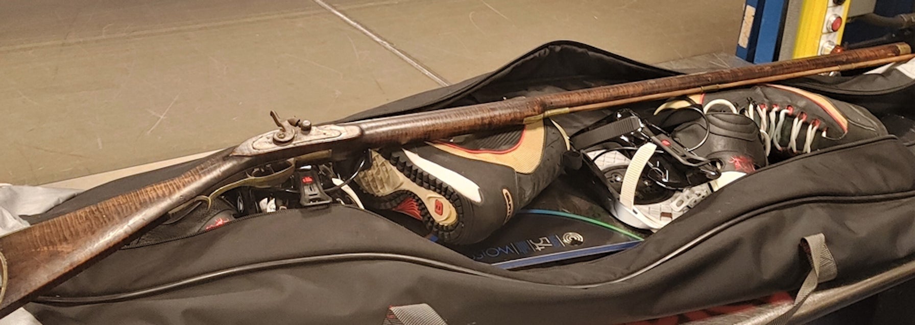 Rifle recovered at Logan Airport