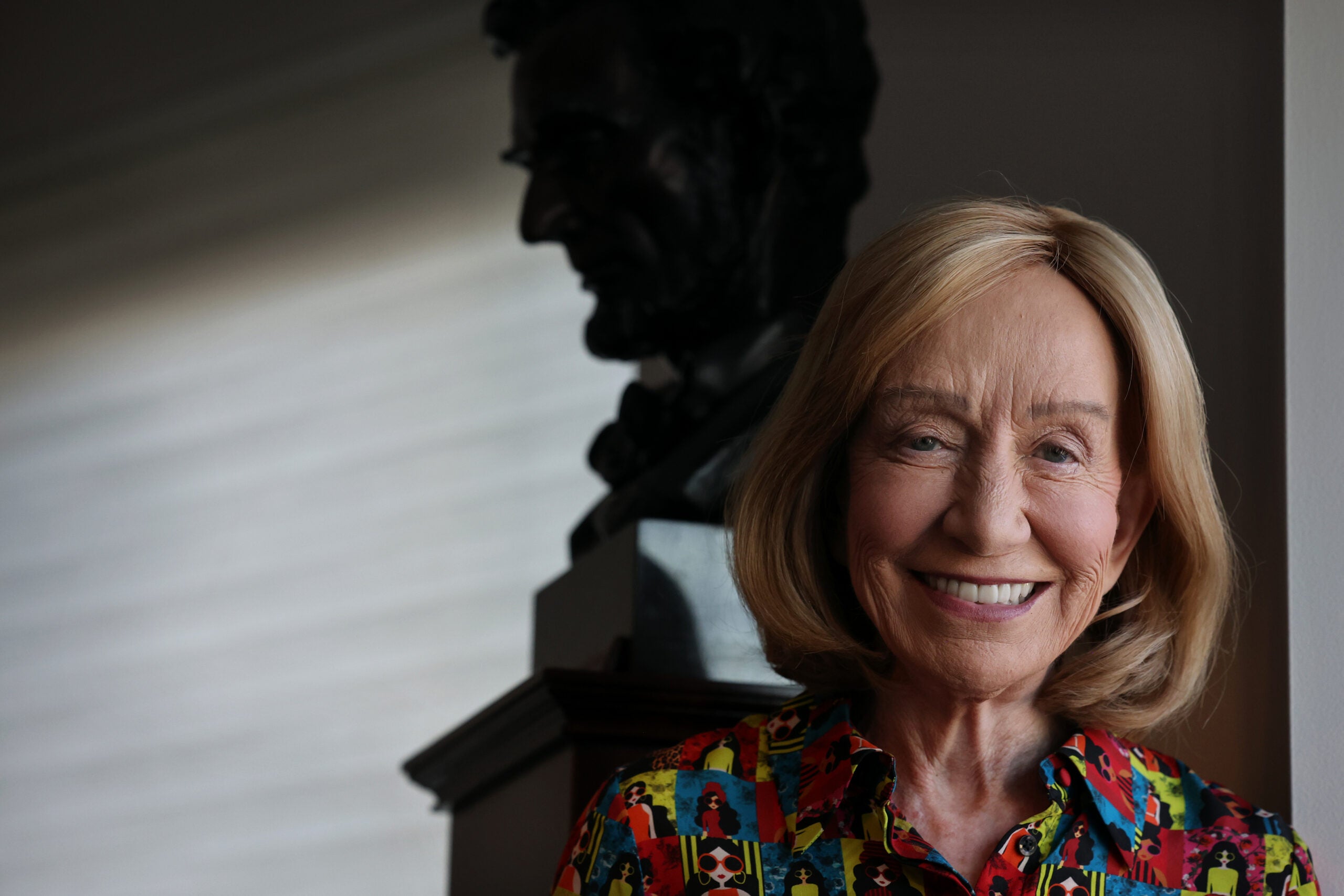 Historian and bestselling author Doris Kearns Goodwin at her home in Boston.
