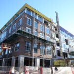 CambridgeSide mall surrounded by construction equipment