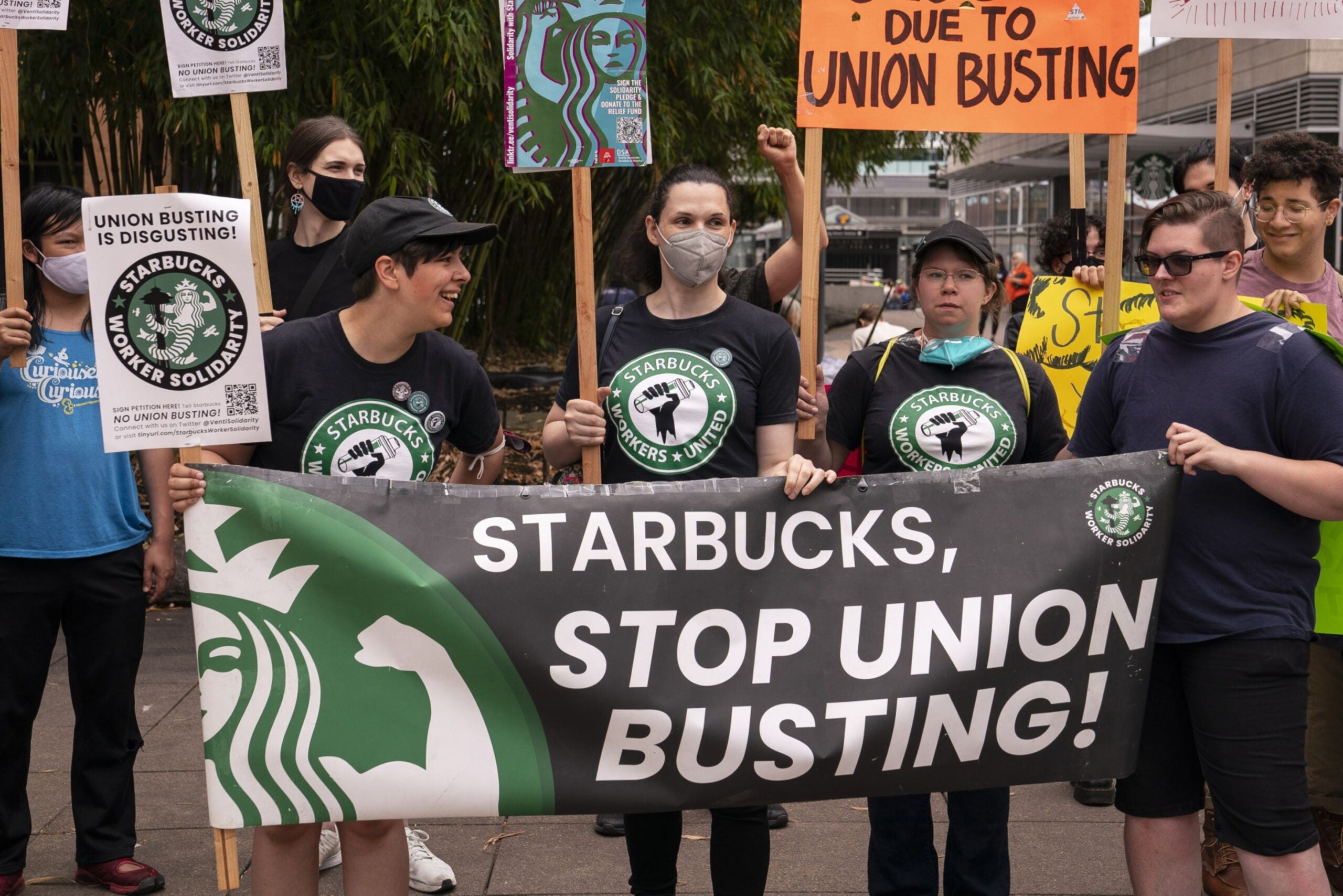 Starbucks Worker Shows Off The New Drink Stickers