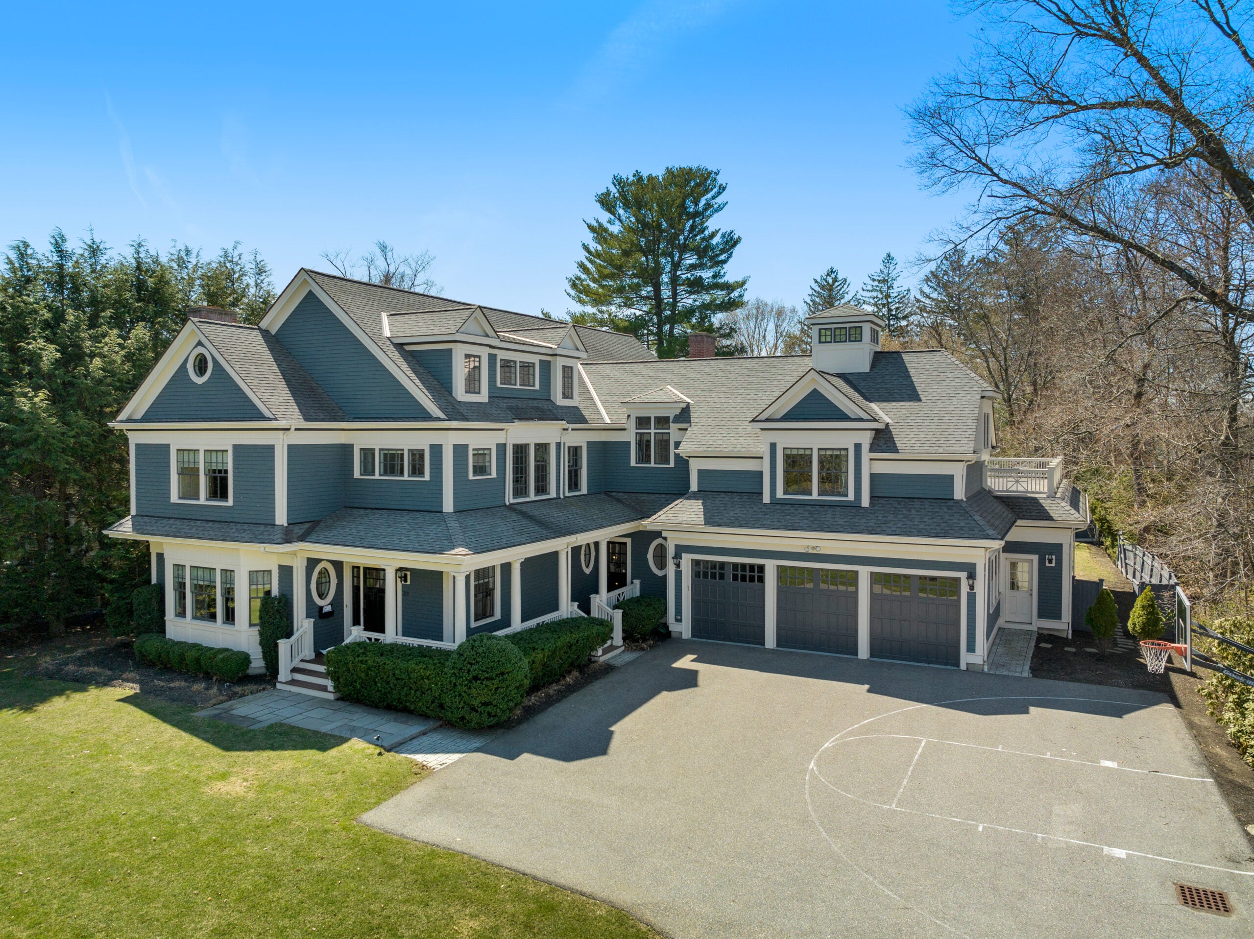 For $6.79m, a Newton mansion with a Boston Celtics court