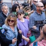 Relatives of Jack Teixeira leave federal court in Boston following his arraignment on Friday.