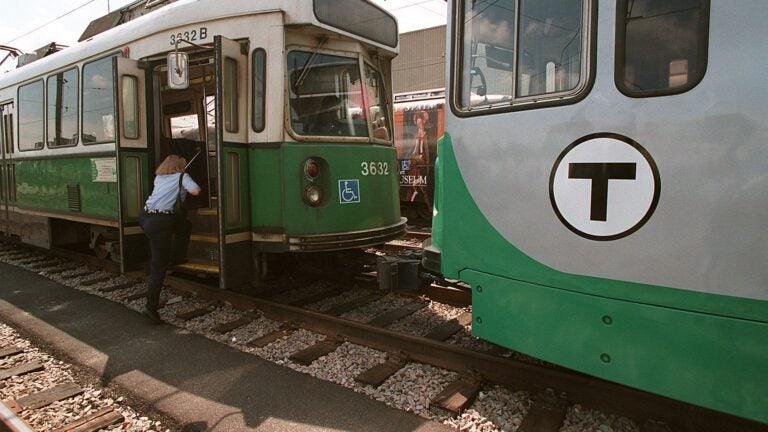 GREENHOUSE, Pat GLOBE STAFF green line trains