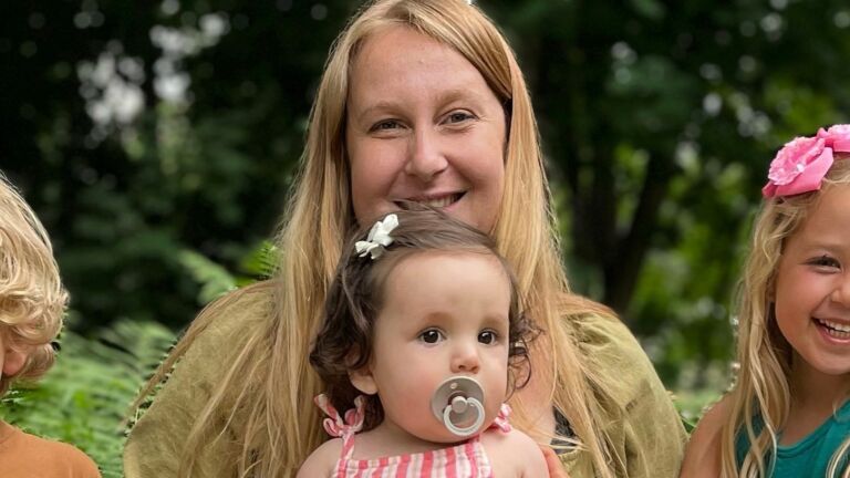 Trillian Clifford, of Ashland, and her daughter, Alma.