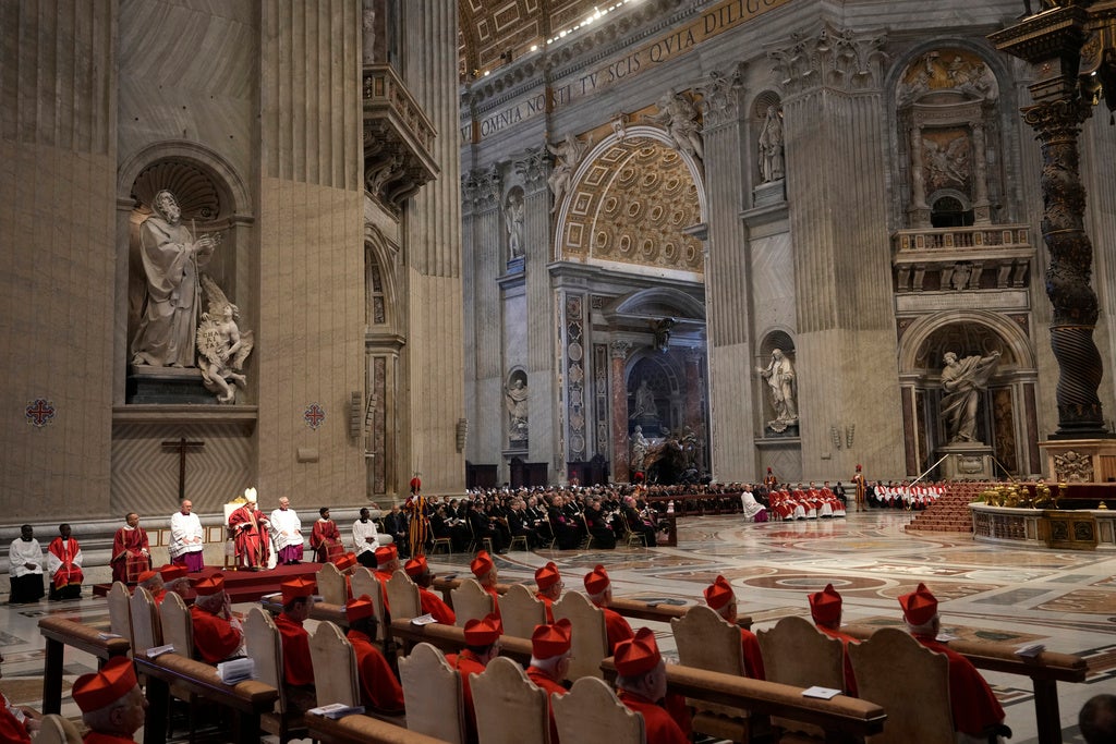 Photos: Pope Francis Skips Good Friday At Colosseum In Chilly Rome