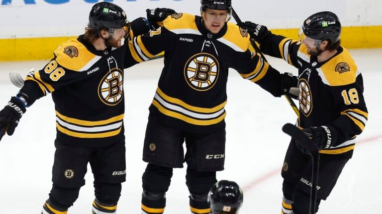 Boston Bruins - Hampus Lindholm during a photo shoot at the NHL's