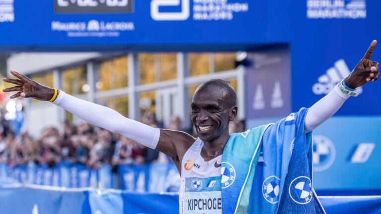 Kenyan runner Eliud Kipchoge