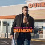 Ben Affleck in a Dunkin' Donuts commercial released April 3.