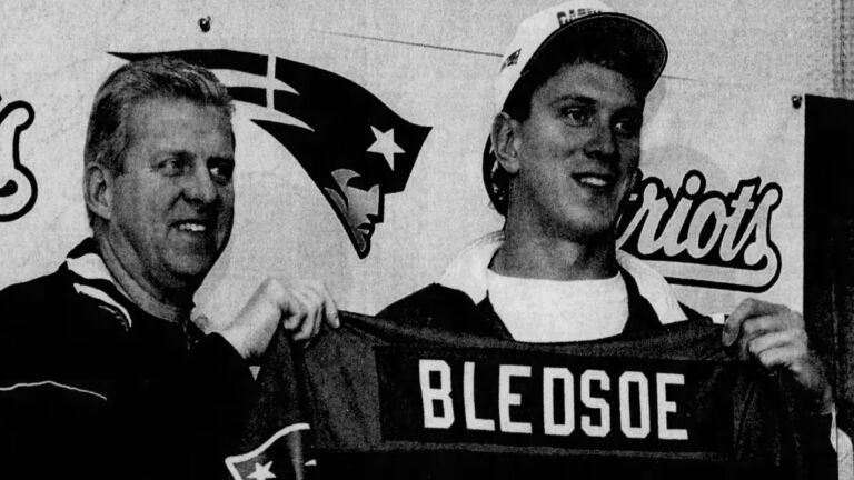 Lot Detail - 1993 Drew Bledsoe New England Patriots Game-Used Rookie Jersey