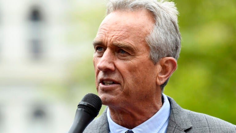 Robert F. Kennedy Jr. speaks at the New York State Capitol, May 14, 2019, in Albany, N.Y.