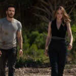 Chris Evans and Ana de Armas in "Ghosted," a new movie streaming on Apple TV+.