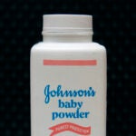 alt = A bottle of Johnson's baby powder.