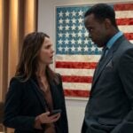 Keri Russell and Ato Essandoh in "The Diplomat."