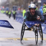 Marcel Hug 2023 Boston record