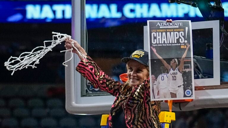 LSU Coach Kim Mulkey wins NCAA Championship in dazzling tiger