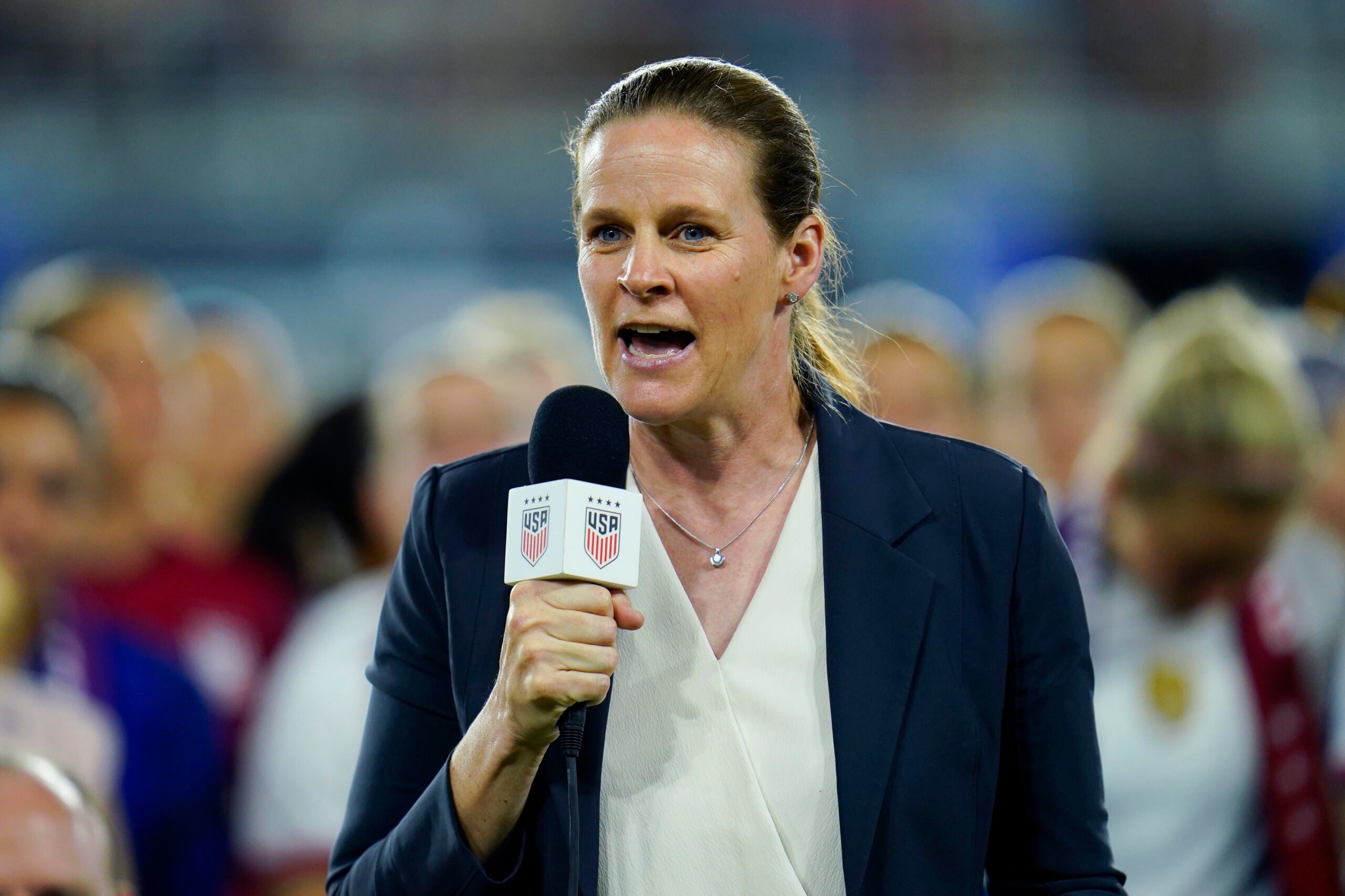 Cindy Parlow Cone is helping lead the push for the combined hosting of the World Cup.
