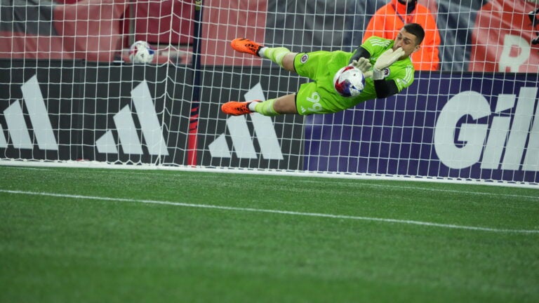 Djordje Petrović penalty kick save New England Revolution FC Cincinnati