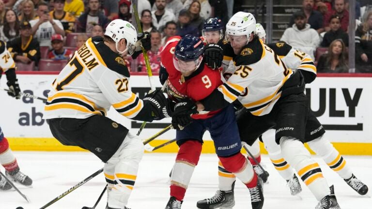 The Boston Bruins took care of business in Florida.