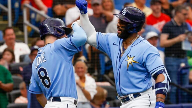 Rays rally to beat Red Sox 9-3, tie record with 13-0 start