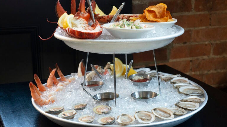 Row 34 shellfish tower