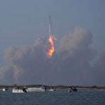 SpaceX's Starship launches from Starbase in Boca Chica, Texas.