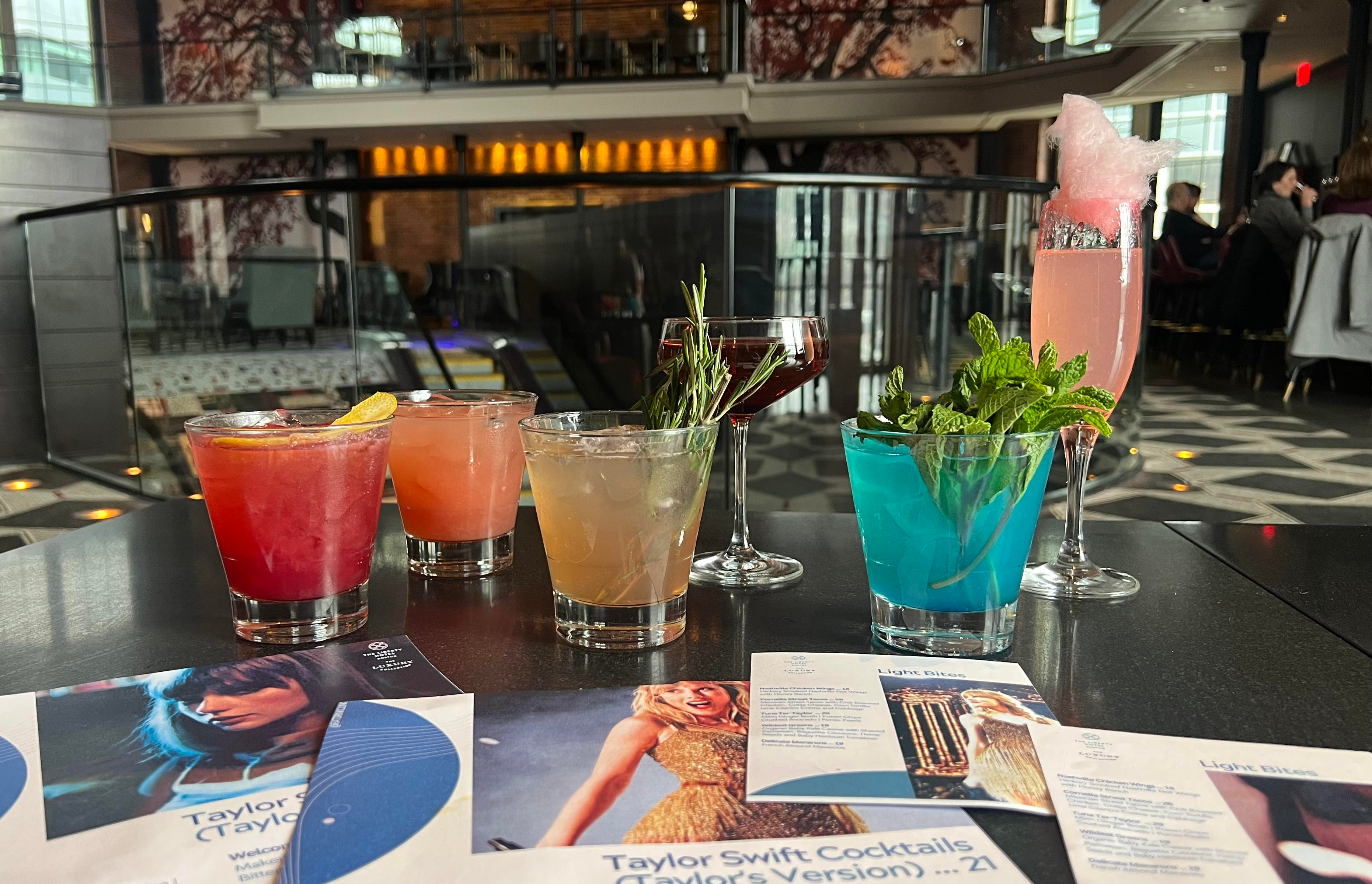 Taylor Swift themed cocktails
