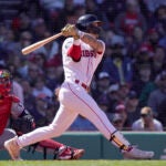 Jarren Duran hits a two-run double