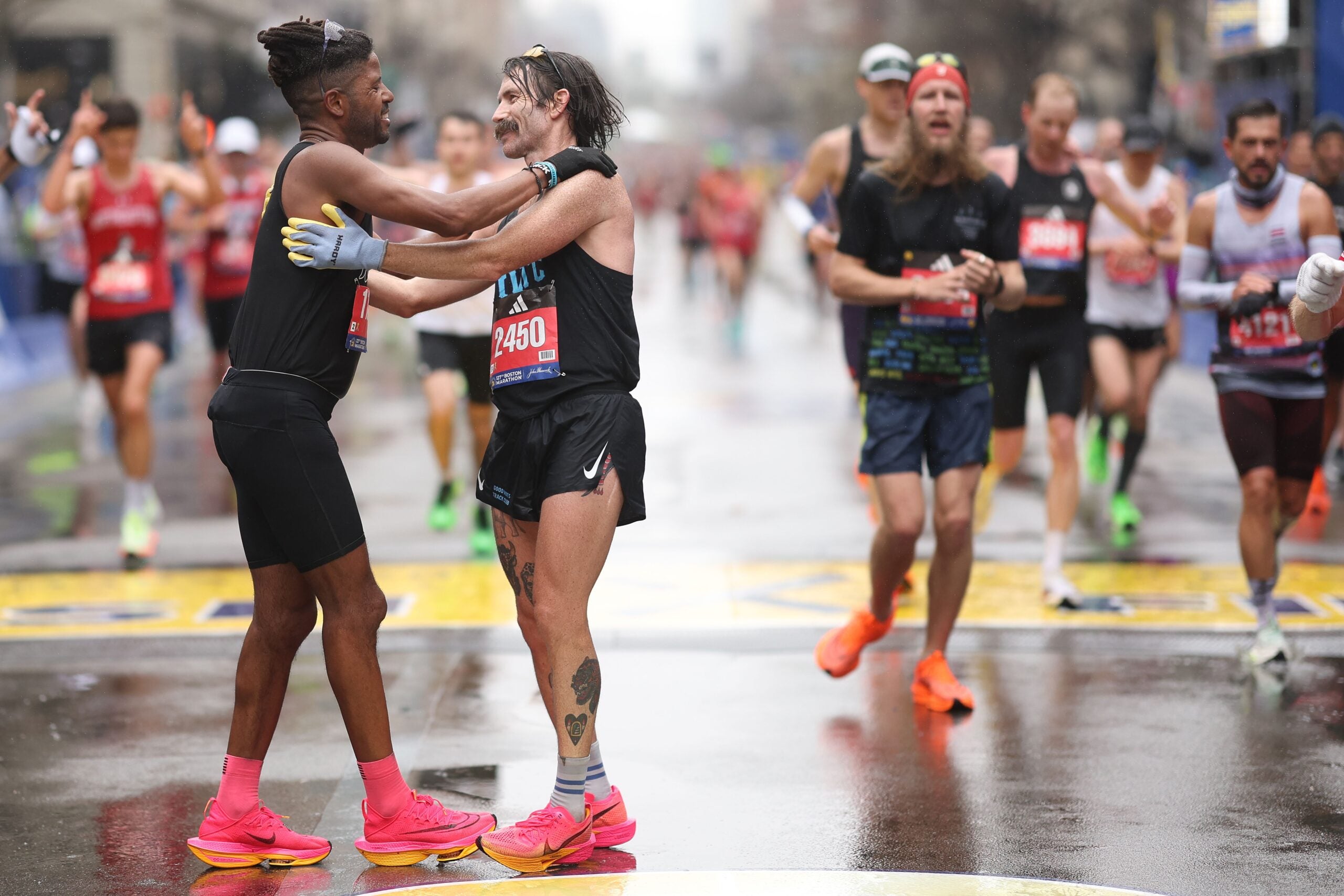 Boston Marathon Finish Line Photo Boston Strong 11x14 - New England Picture