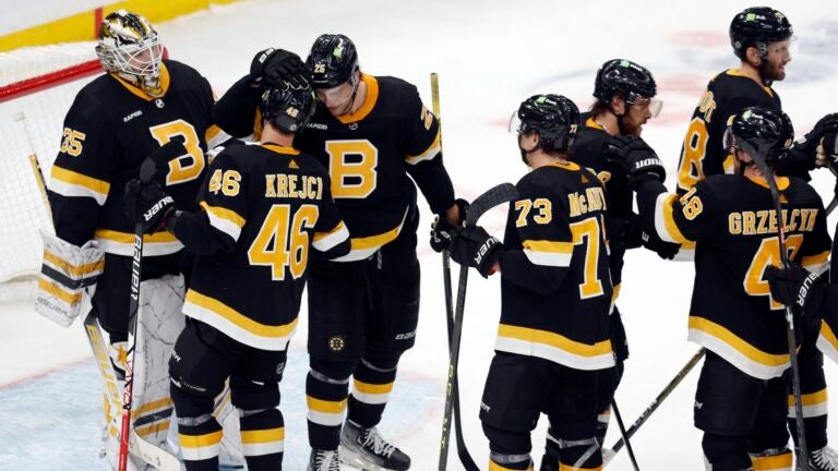 The Boston Bruins set the record for most wins in an NHL regular season this year.